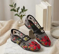 Trendy Embroidered Women's Flat Pumps